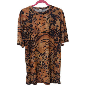 ASOS animal print mini dress, size 4